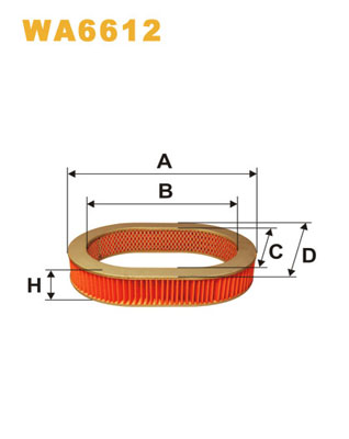 gaisa filtrs WA6612