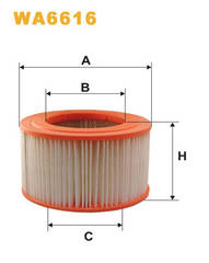 gaisa filtrs WA6616