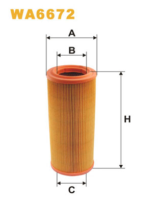 gaisa filtrs WA6672