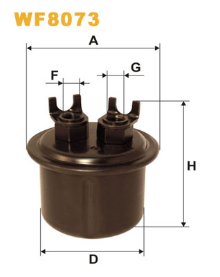 degvielas filtrs WF8073