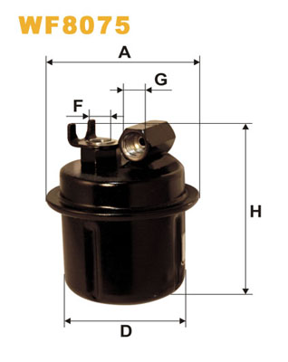 degvielas filtrs WF8075