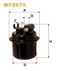 degvielas filtrs WF8075