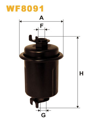 degvielas filtrs WF8091