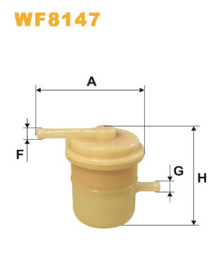 degvielas filtrs WF8147
