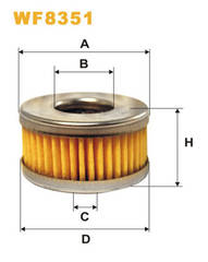 degvielas filtrs WF8351