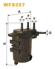 degvielas filtrs WF8357