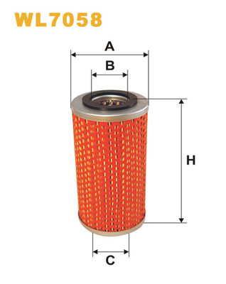 eļļas filtrs WL7058