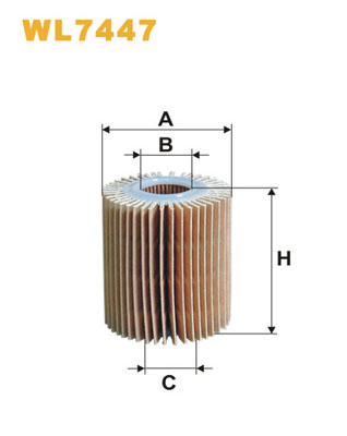 eļļas filtrs WL7447