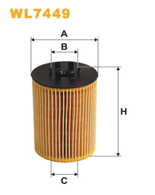 eļļas filtrs WL7449