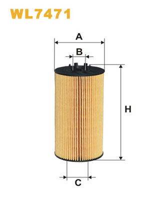 eļļas filtrs WL7471