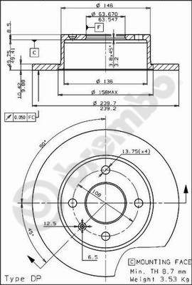 BR.DISKS 08.4962.20 15-1325