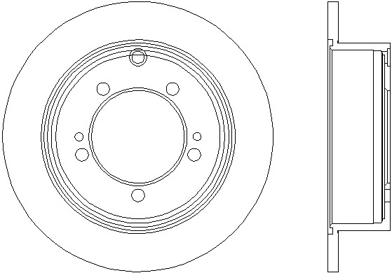 Bremžu disks  tex/98200136101  PQP/125464  76627  BR31147 AVENGER