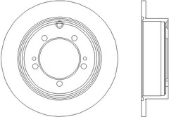 Bremžu disks  tex/98200136101  PQP/125464  76627  BR31147 AVENGER
