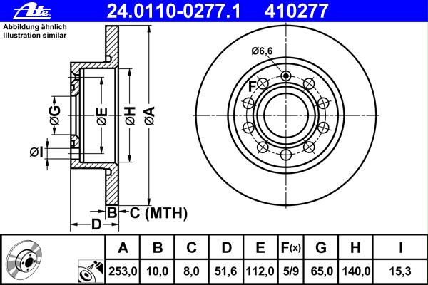 bremžu disks 24.0110-0277.1