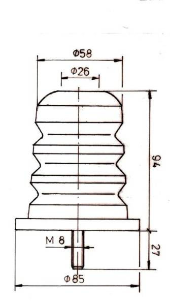 atsitējgumija aizm.tilta  00132469  M8 Chrysler Voyager 2001-2007