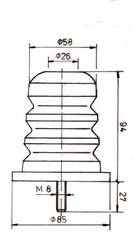 atsitējgumija aizm.tilta  00132469  M8 Chrysler Voyager 2001-2007