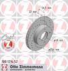 bremžu disks 100.1214.52    AUDI SPORT Coat Z
