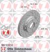 bremžu disks 100.1222.52    AUDI SPORT Coat Z