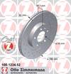 bremžu disks 100.1234.52    VAG SPORT Coat Z