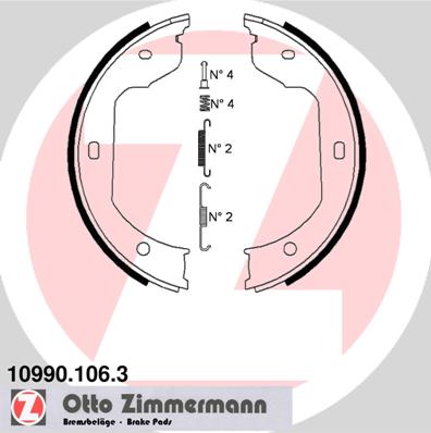 bremžu loki 10990.106.3   