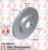 bremžu disks 110.2209.52    ALFA ROMEO SPORT Coat Z