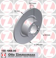 bremžu disks 150.1068.00    BMW