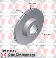 bremžu disks 150.1131.00    BMW