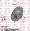 bremžu disks 150.1136.52    BMW SPORT Coat Z