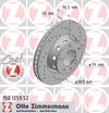 bremžu disks 150.1259.52    BMW SPORT Coat Z