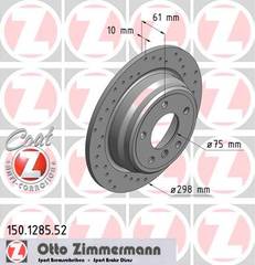 bremžu disks 150.1285.52    BMW SPORT Coat Z