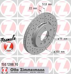 bremžu disks 150.1288.70    BMW FORMULA Z