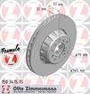bremžu disks 150.3415.75    BMW FORMULA Z LEFT SIDE
