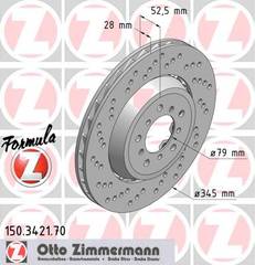 bremžu disks 150.3421.70    BMW FORMULA Z LEFT SIDE