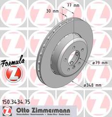 bremžu disks 150.3434.75    BMW FORMULA Z