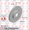 bremžu disks 150.3452.52    BMW SPORT Coat Z