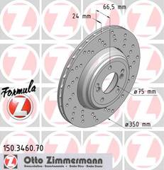 bremžu disks 150.3460.70    BMW FORMULA Z right