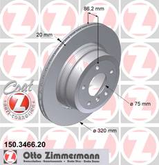 bremžu disks 150.3466.20    BMW Coat Z