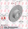 bremžu disks 150.3467.52    BMW SPORT Coat Z