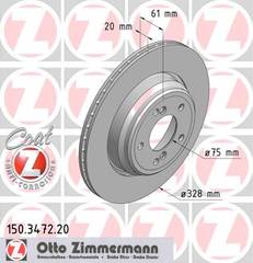 bremžu disks 150.3472.20    BMW Coated (US-Version)