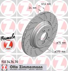 bremžu disks 150.3476.70    BMW FORMULA Z right