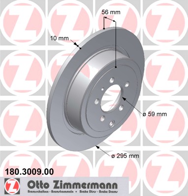 bremžu disks 180.3009.00    CITROEN