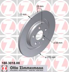 bremžu disks 180.3018.00    CITROEN/PEUGEOT/FIAT