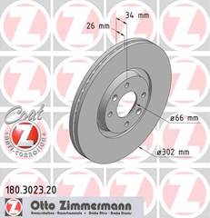 bremžu disks 180.3023.20    CITROEN/PEUGEOT Coat Z