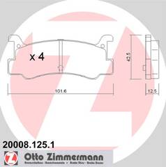 Bremžu kluči 20008.125.1