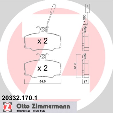 Bremžu kluči 20332.170.1