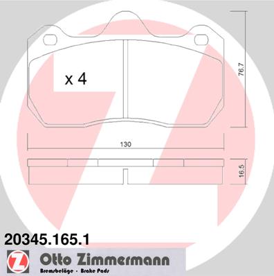 Bremžu kluči 20345.165.1