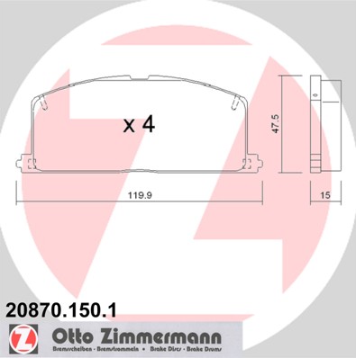 Bremžu kluči 20870.150.1