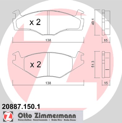 Bremžu kluči 20887.150.1