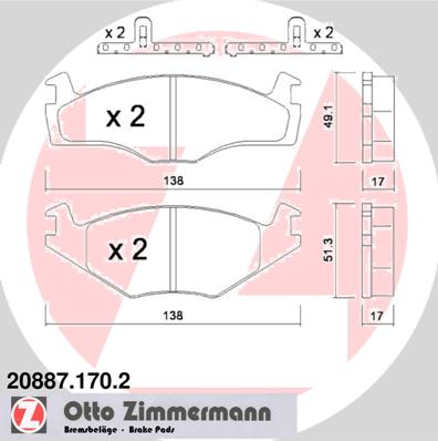Bremžu kluči 20887.170.2