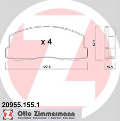 Bremžu kluči 20955.155.1